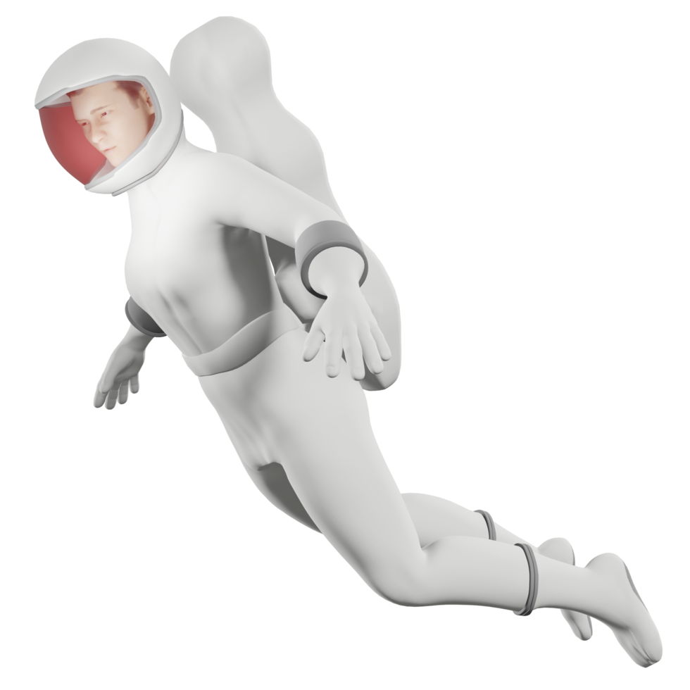 astronaut weltraumdrift astronomie 3d illustration png