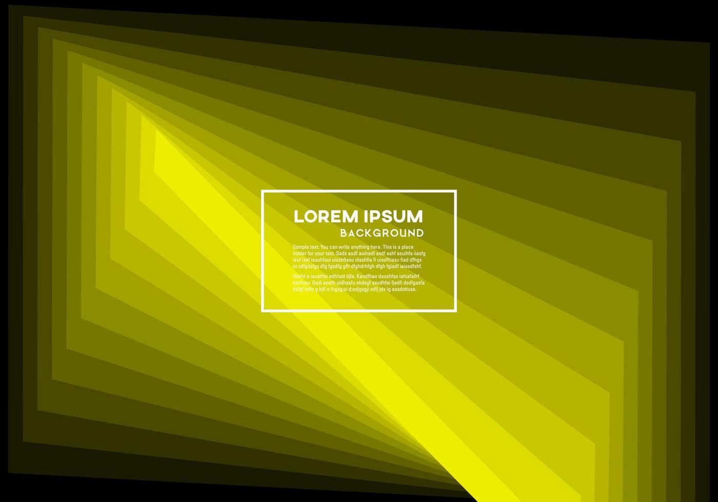 Yellow shiny abstract line background vector