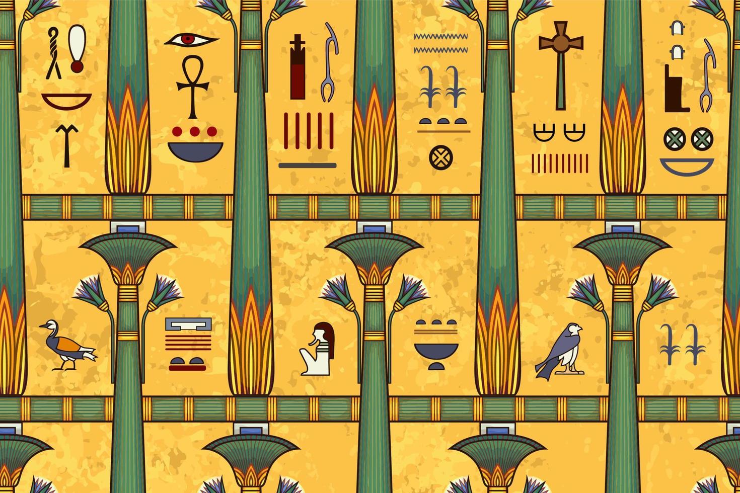 antiguo egipto symbol.fabric.seamless.background.egyptian. vector