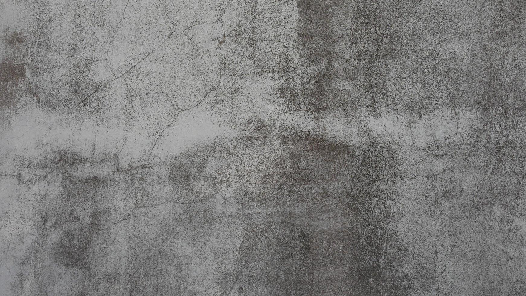 The old cement wall was weathered, the surface was scratched, the surface was scratched and damaged. For a mysterious retro-conservative background. photo