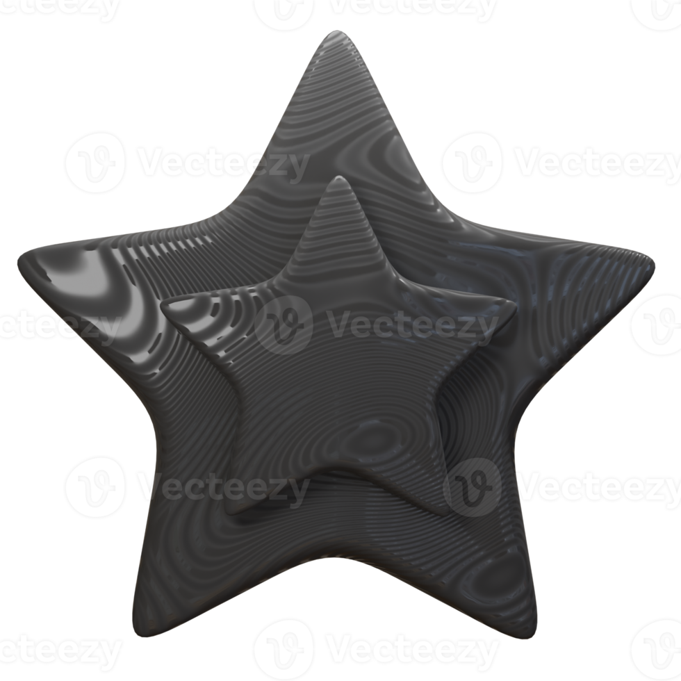 3d Star Illustration Isolated png