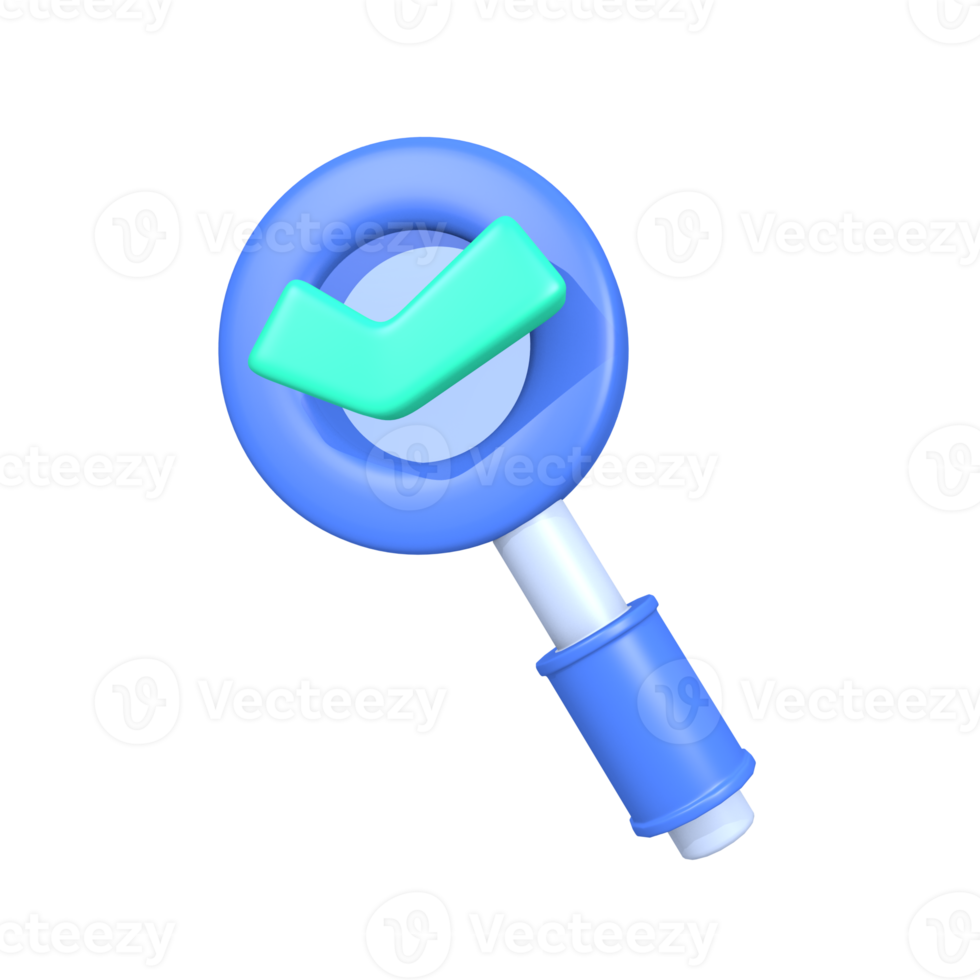 icon 3d object analysis is correct png