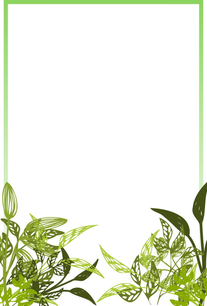 foliage frame png