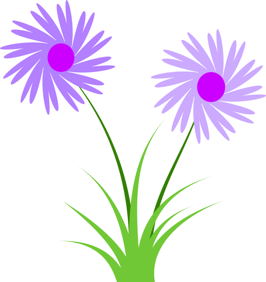 gras, schattig gras, gras met bloem png