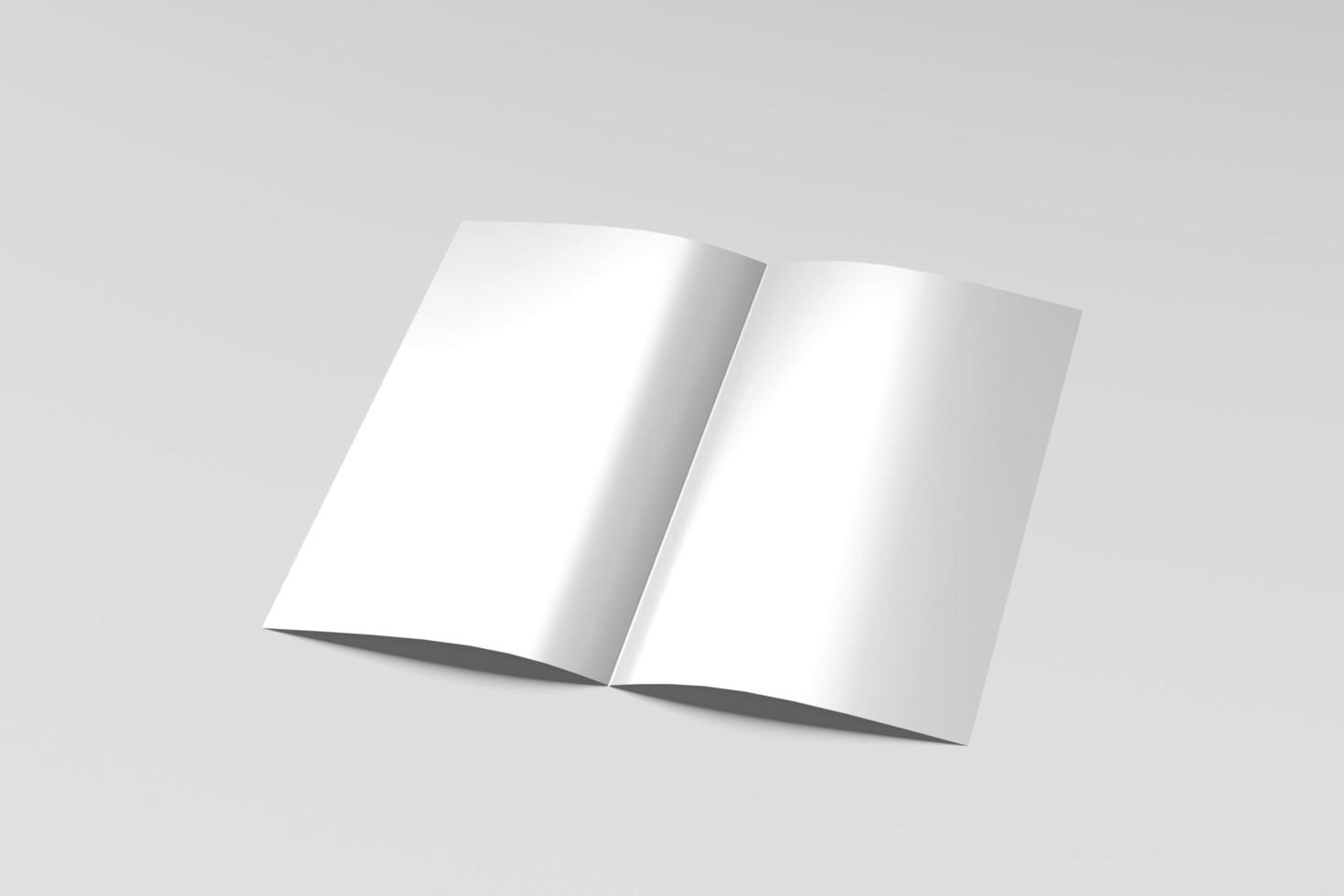 DL BIFOLD BLANK MOCKUP photo