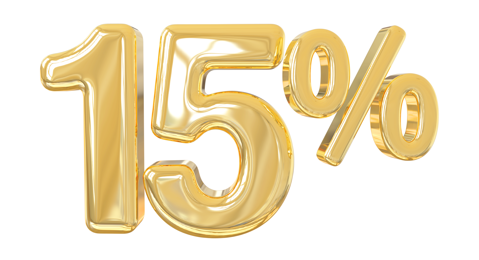 N mero 15 Por Cento De Ouro 3d 9313580 PNG n-mero-15-por-cento-de-ouro-3d-9313580-png