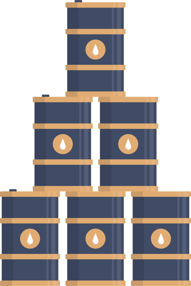 oljefat isolerad på vit bakgrund png