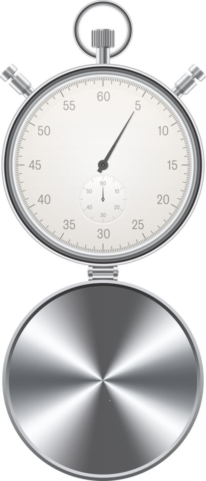 Vintage stopwatch vector illustration isolated on white background png