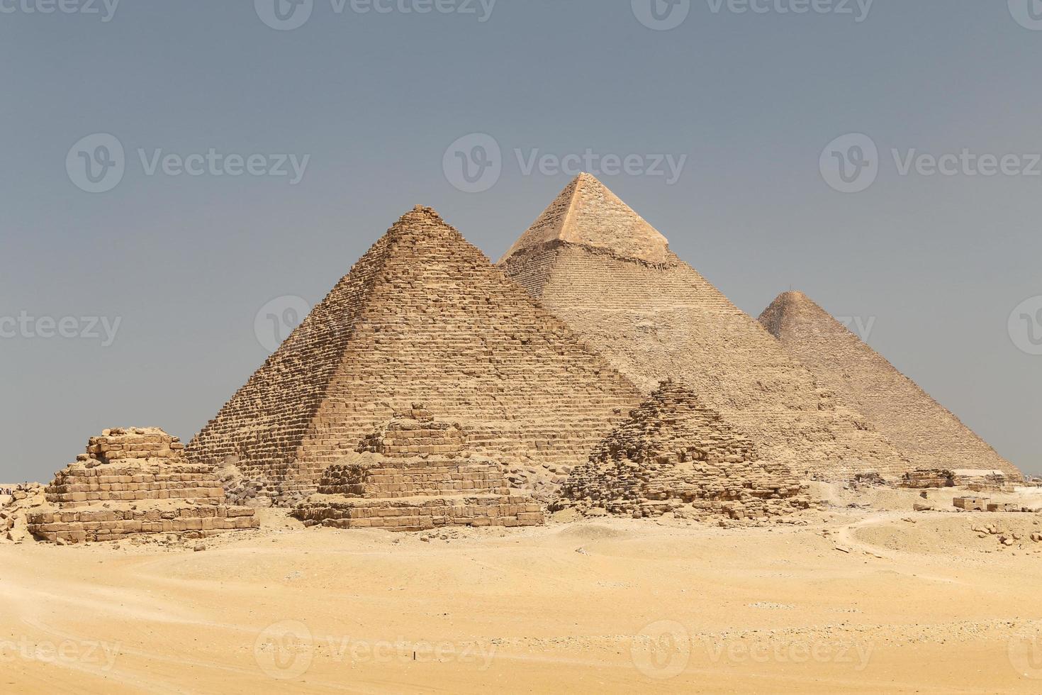 Giza Pyramid Complex in Cairo, Egypt photo