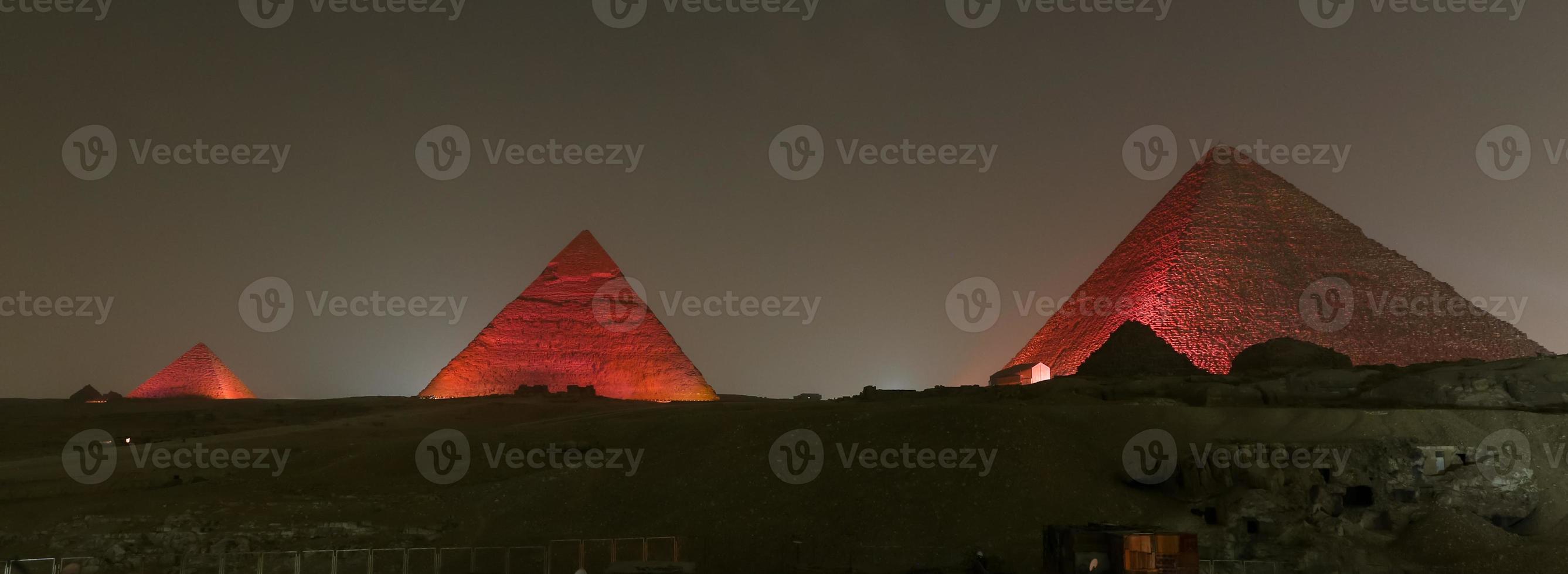 Giza Pyramid Complex in Cairo, Egypt photo