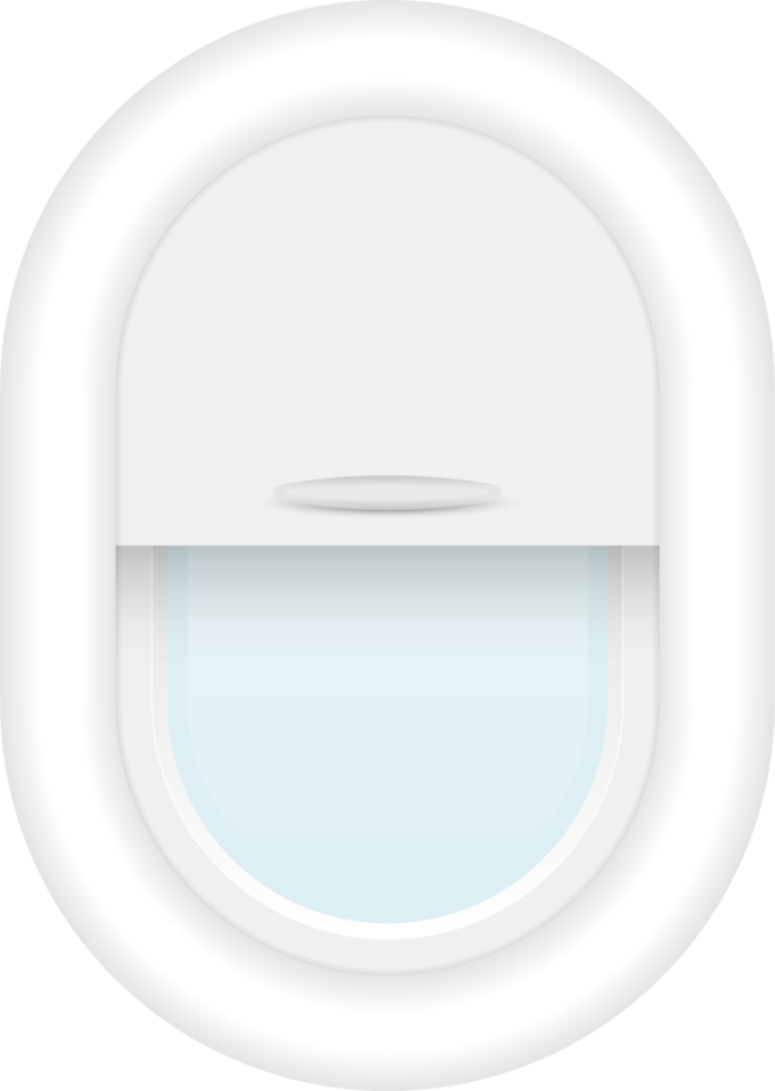 Airplane porthole vector illustration png