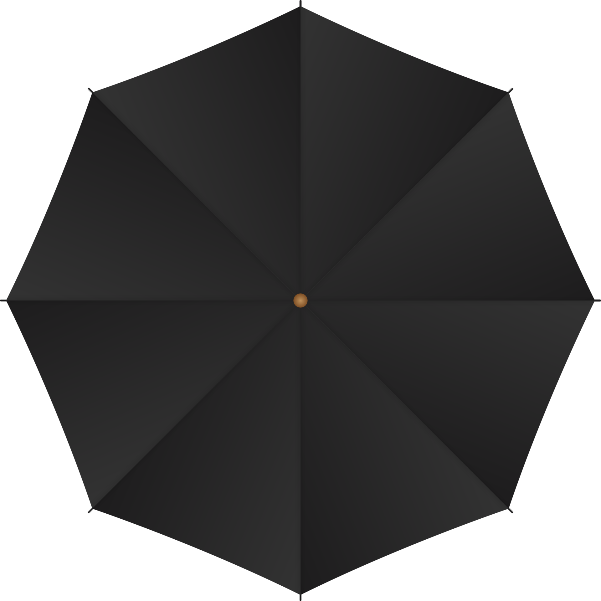 Black umbrella vector illustration isolated 9314133 PNG