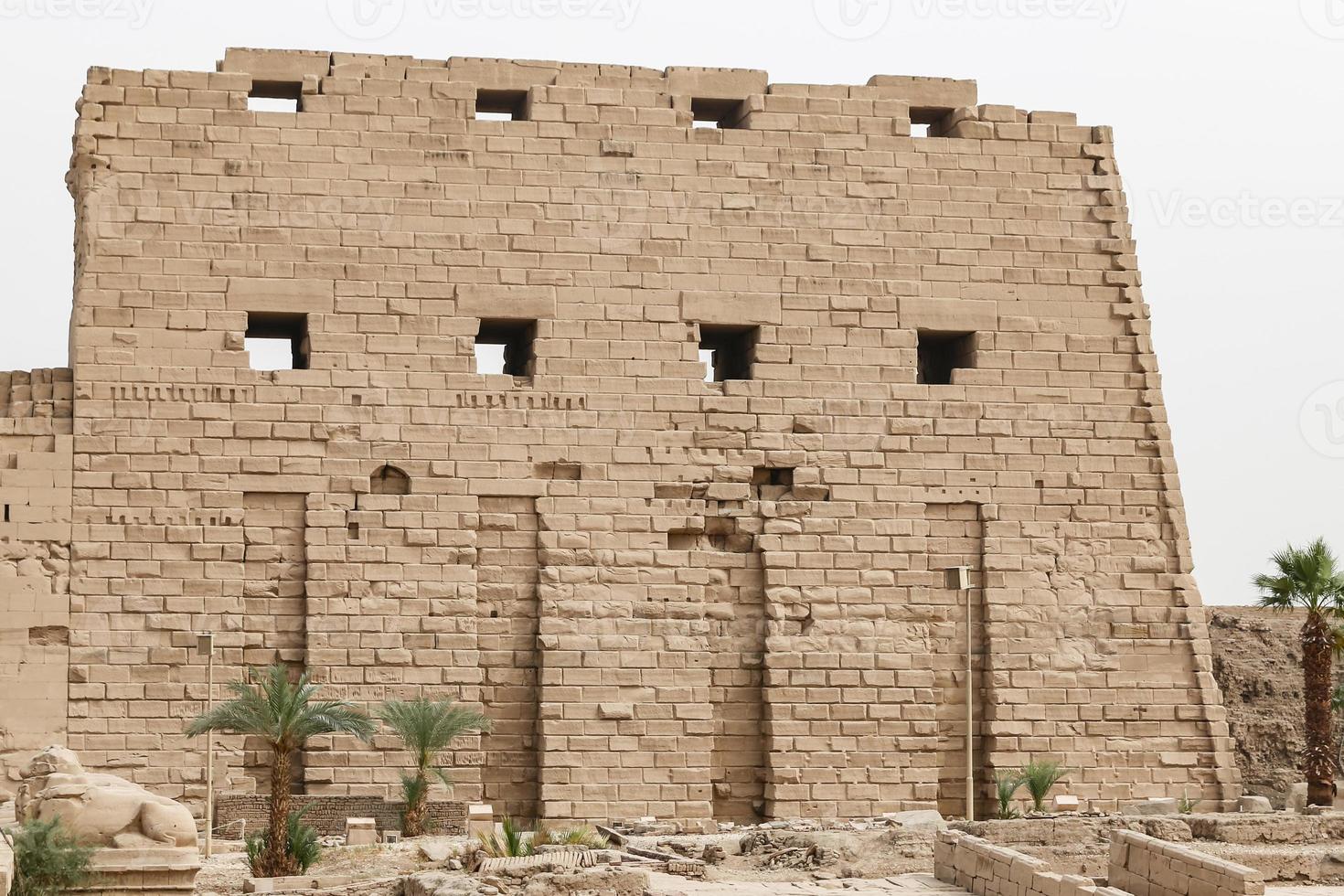 templo de karnak en luxor, egipto foto