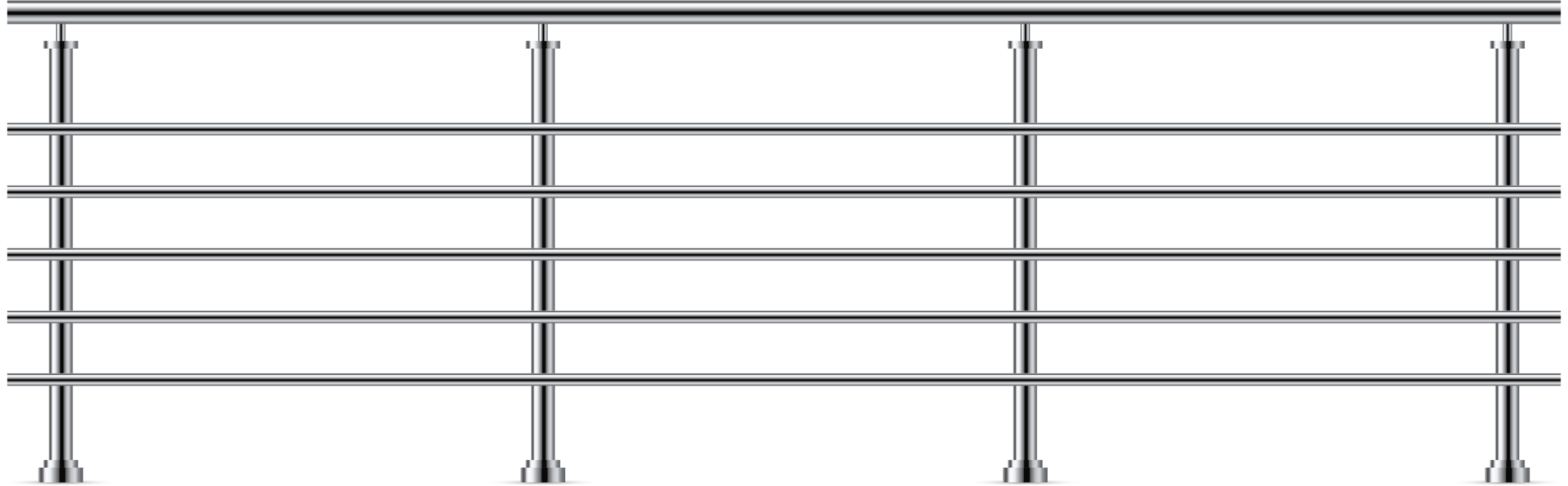 Modern glass railing png