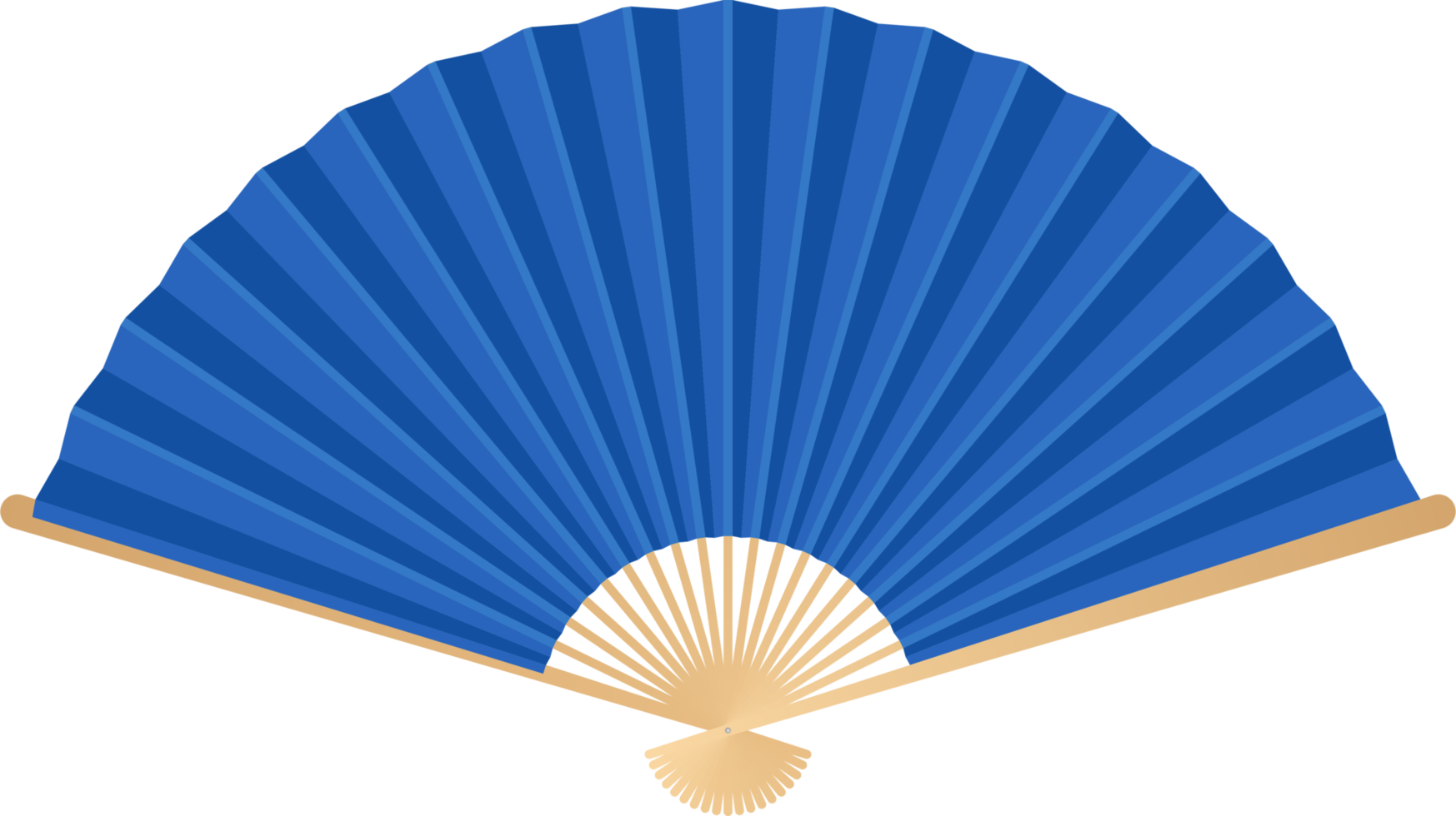 Colored japan folding fan png