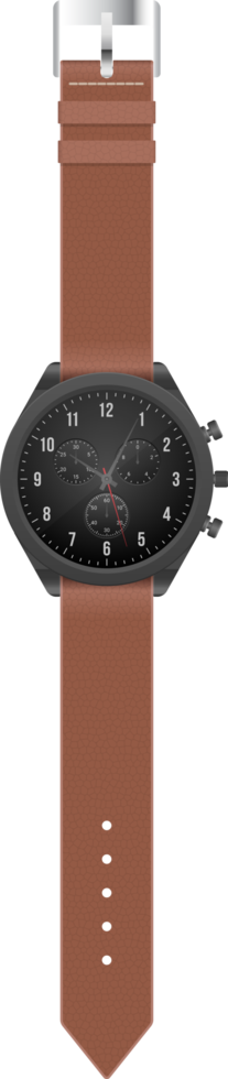 Realistic hand watch vector illustration isolated on white background png