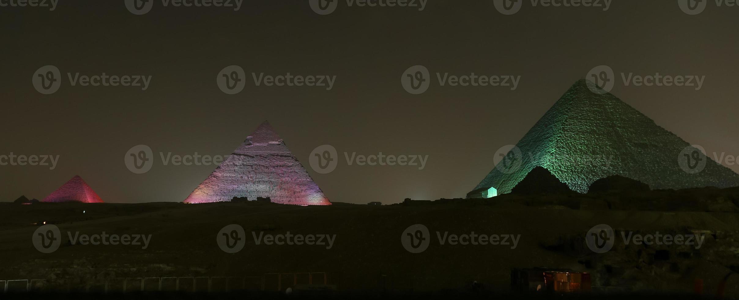 Giza Pyramid Complex in Cairo, Egypt photo