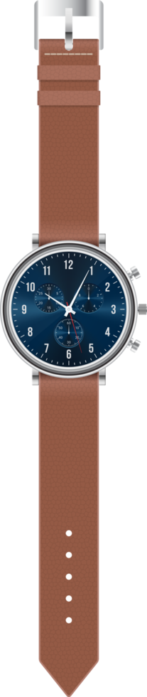 realistische handhorloge vectorillustratie geïsoleerd op een witte achtergrond png