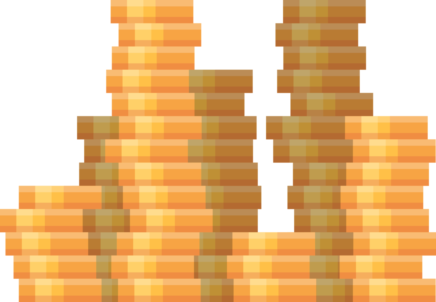 stapel geld vectorillustratie png