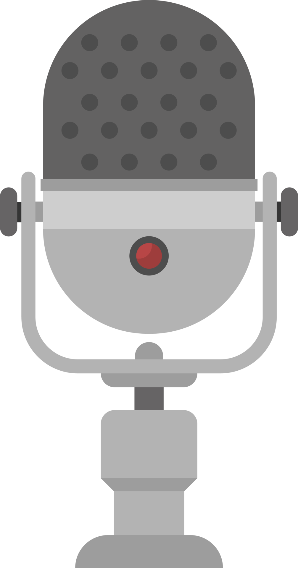 Microphone In Flat Design Clip Art 9314499 PNG Microphone In Flat Design Clip Art Free Png