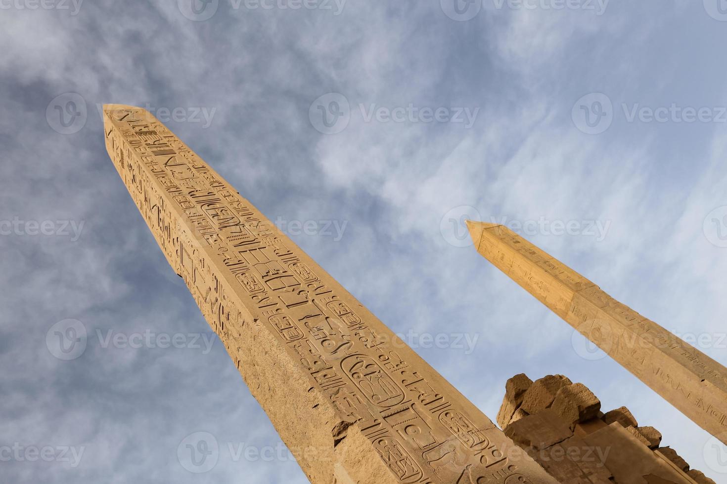 Obelisk in Karnak Temple, Luxor, Egypt photo