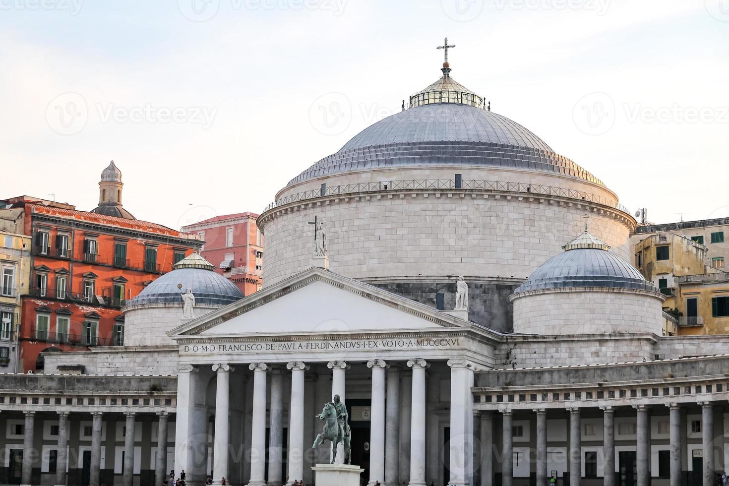 San Francesco di Paola Church in Naples, Italy photo