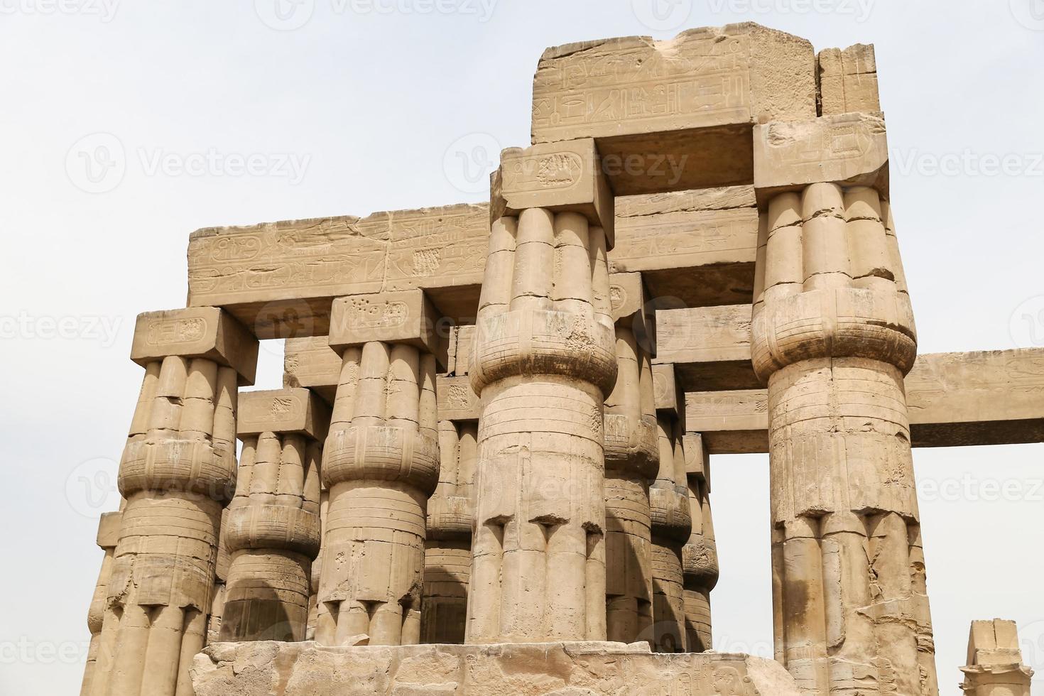 Columns in Luxor Temple, Luxor, Egypt photo