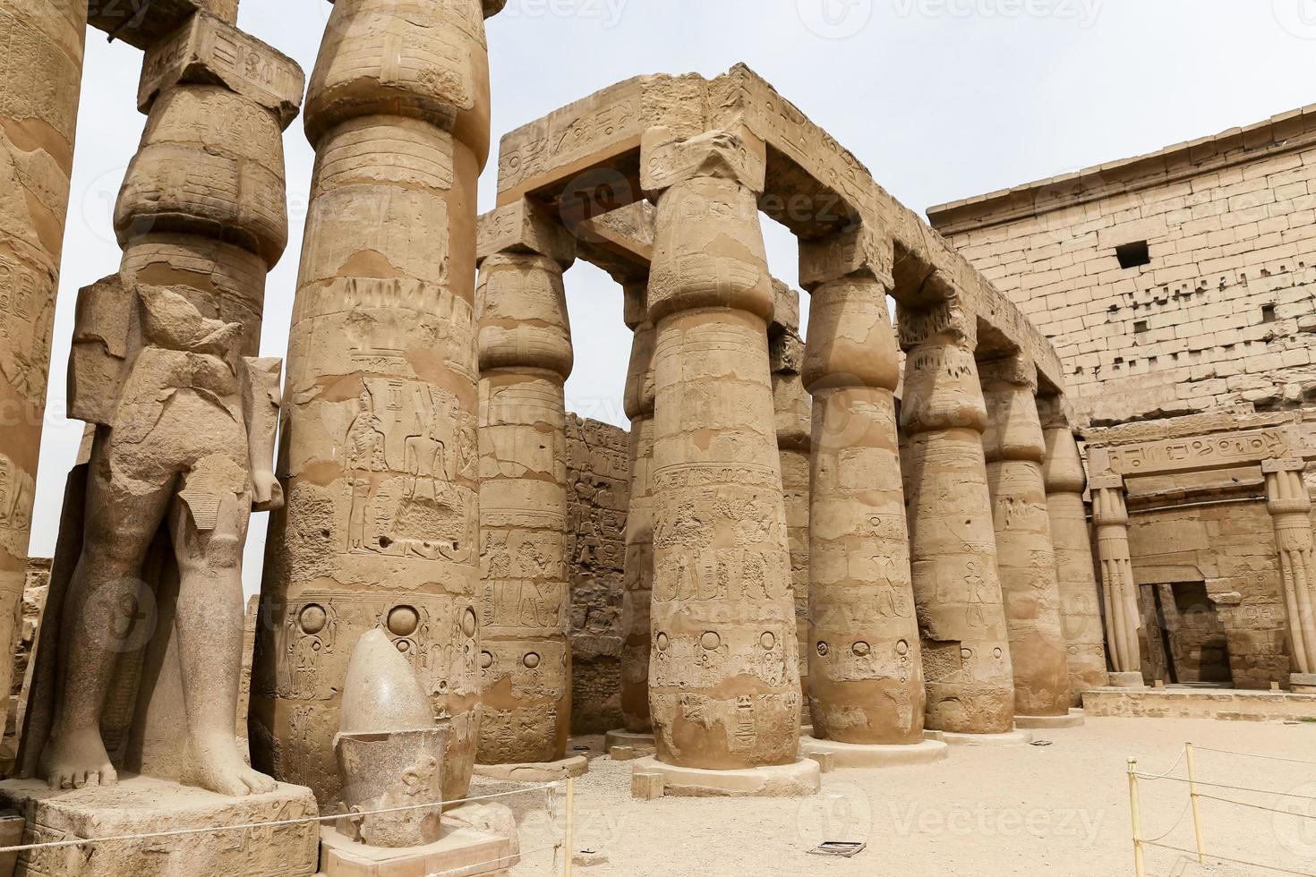 Columns in Luxor Temple, Luxor, Egypt photo