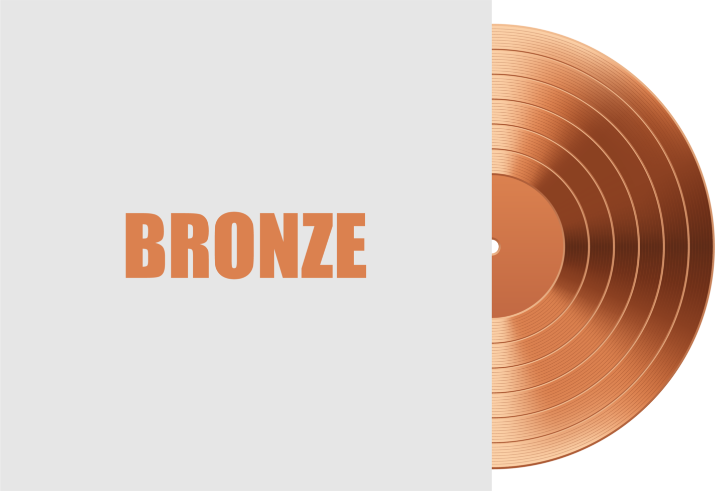 Vinyl record with cover png