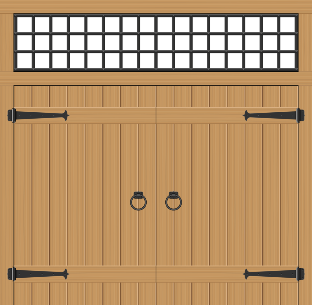 Old wooden door vector illustration isolated on white background png