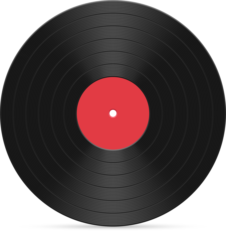 vinyl record vectorillustratie geïsoleerd op een witte achtergrond png