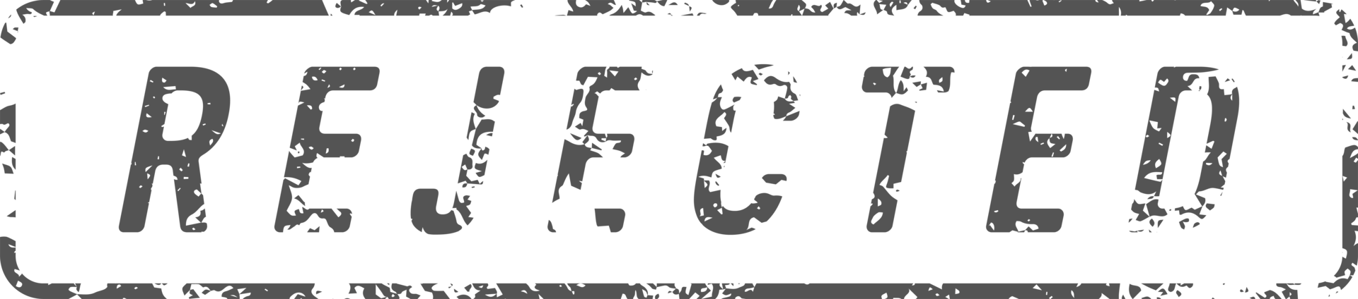 Stamp mark with rejected text vector illustration png