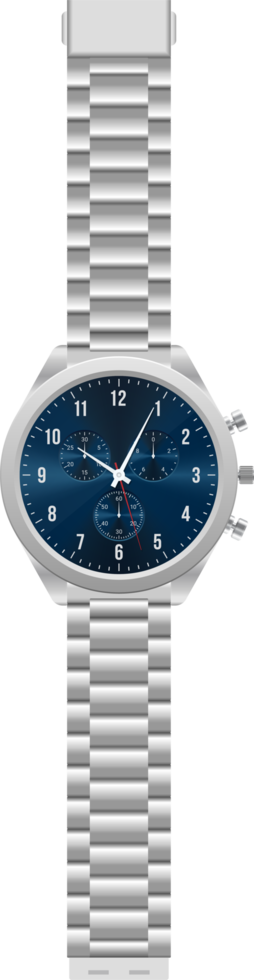 illustration vectorielle de montre à main réaliste isolée sur fond blanc png