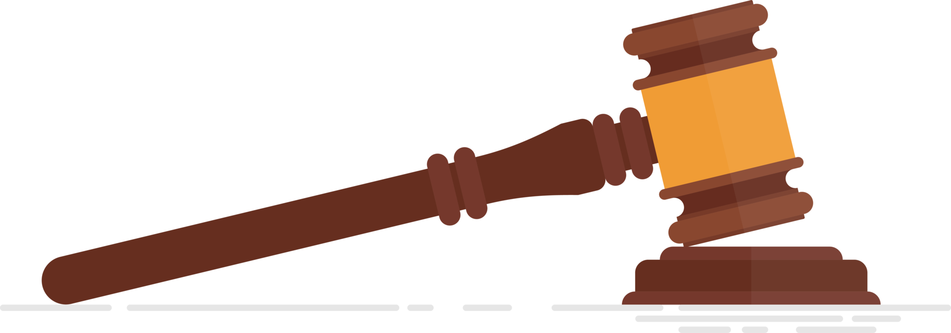 giudice martello illustrazione vettoriale isolato su sfondo bianco png
