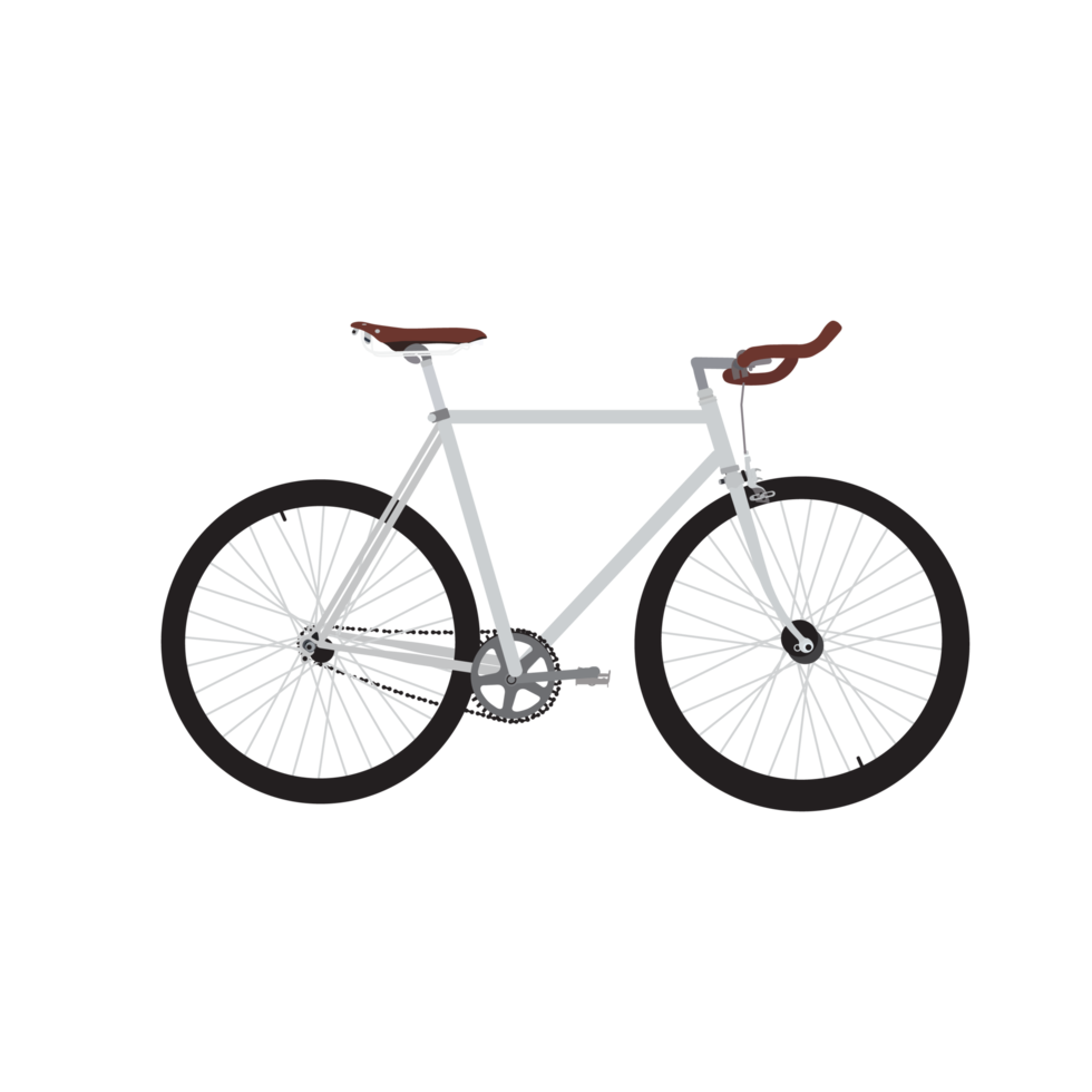 bruine racefiets png