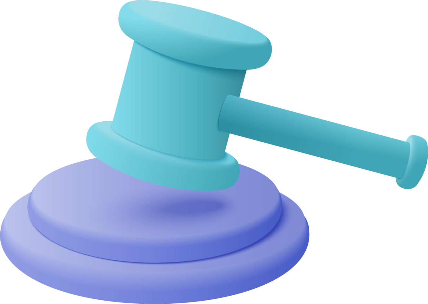 3D judge hammer minimal gavel concept of law on background. Professional lawyer, punishment, law advisor, advocate. Judge arbitrate courthouse 3d render icon png