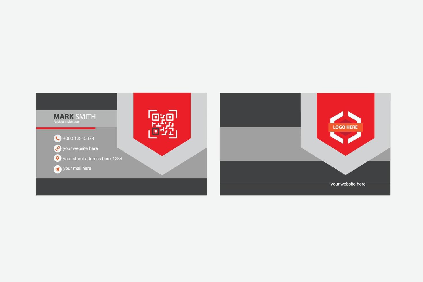 business card design templates vector