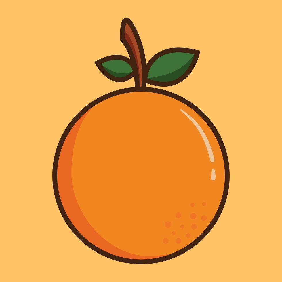 Illustration vector graphic of Orange