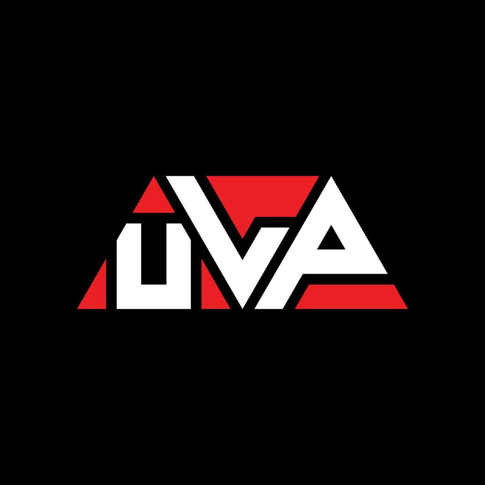 ULP triangle letter logo design with triangle shape. ULP triangle logo design monogram. ULP triangle vector logo template with red color. ULP triangular logo Simple, Elegant, and Luxurious Logo. ULP