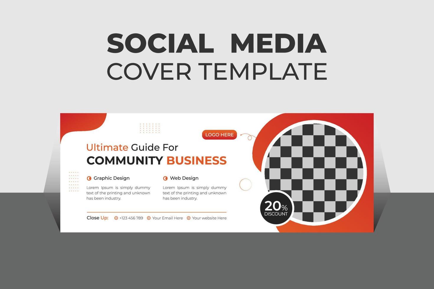 Creative Corporate Business Social Media Cover Design Template, Banner Template and Web Banner Template Design. vector