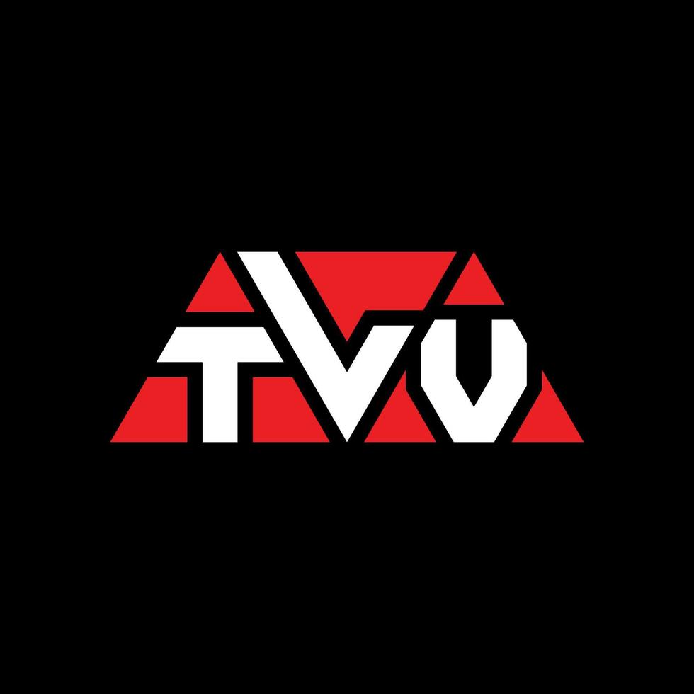 diseño de logotipo de letra triangular tlv con forma de triángulo. monograma de diseño de logotipo de triángulo tlv. plantilla de logotipo de vector de triángulo tlv con color rojo. logotipo triangular tlv logotipo simple, elegante y lujoso. tlv