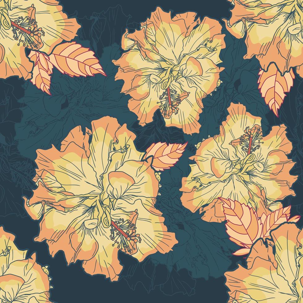 Gorgeous Floral Pattern vector