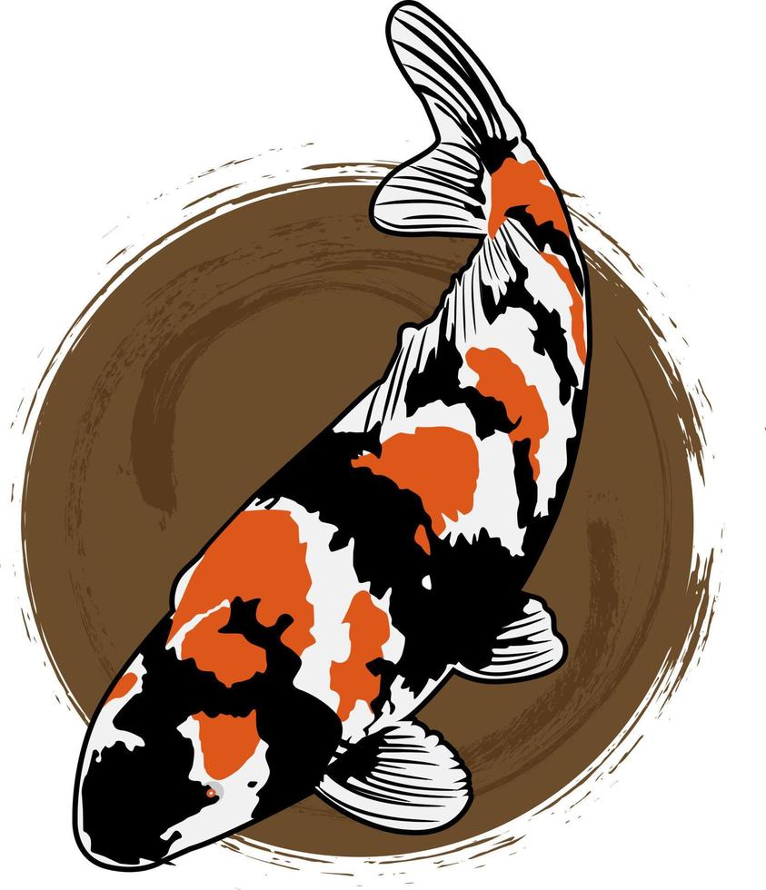 vector de pez koi