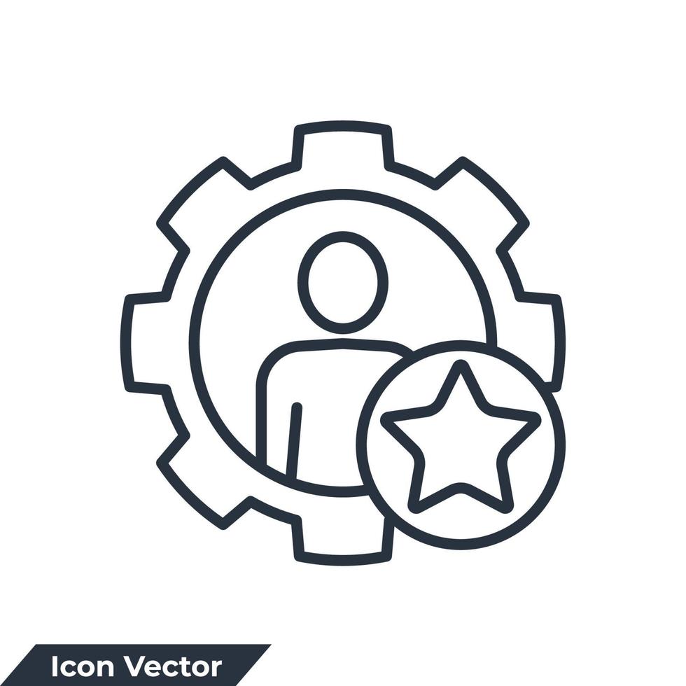 skill icon logo vector illustration. Employee skills symbol template for graphic and web design collection