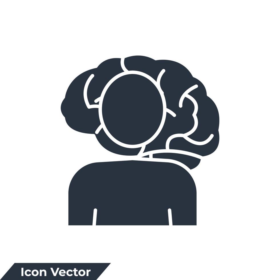 personality improvement icon logo vector illustration. ability symbol template for graphic and web design collection