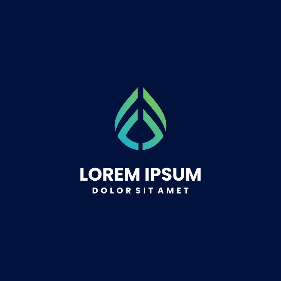 Letter FF logo - vector illustration, emblem design on a dark blue background