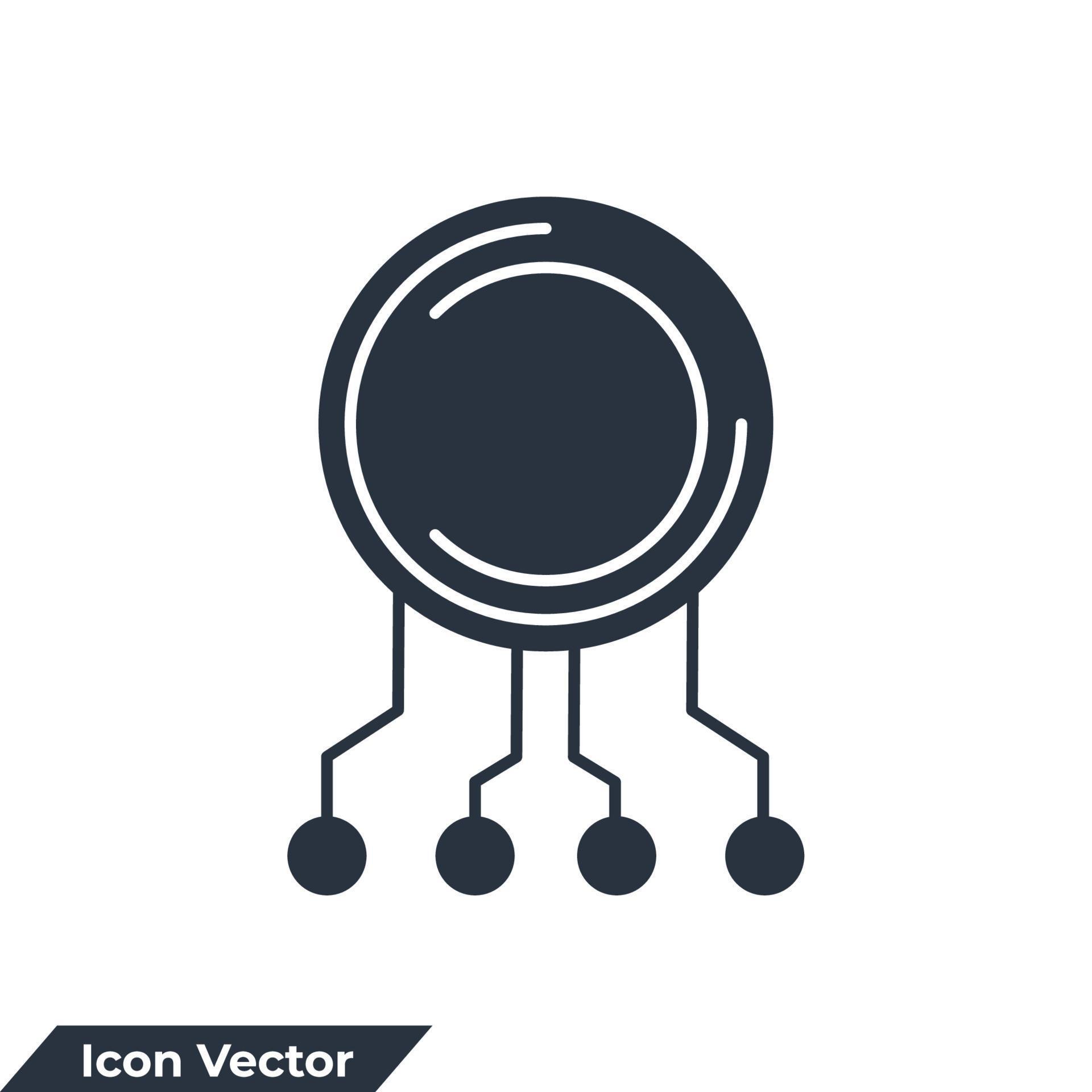 mind map icon logo vector illustration. mind mapping symbol template ...