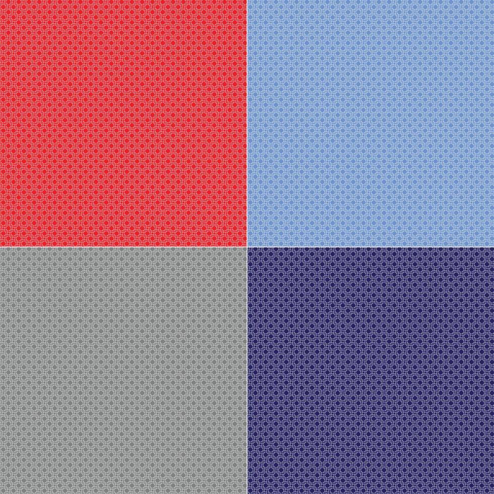 seamless twisted rope patterns vector