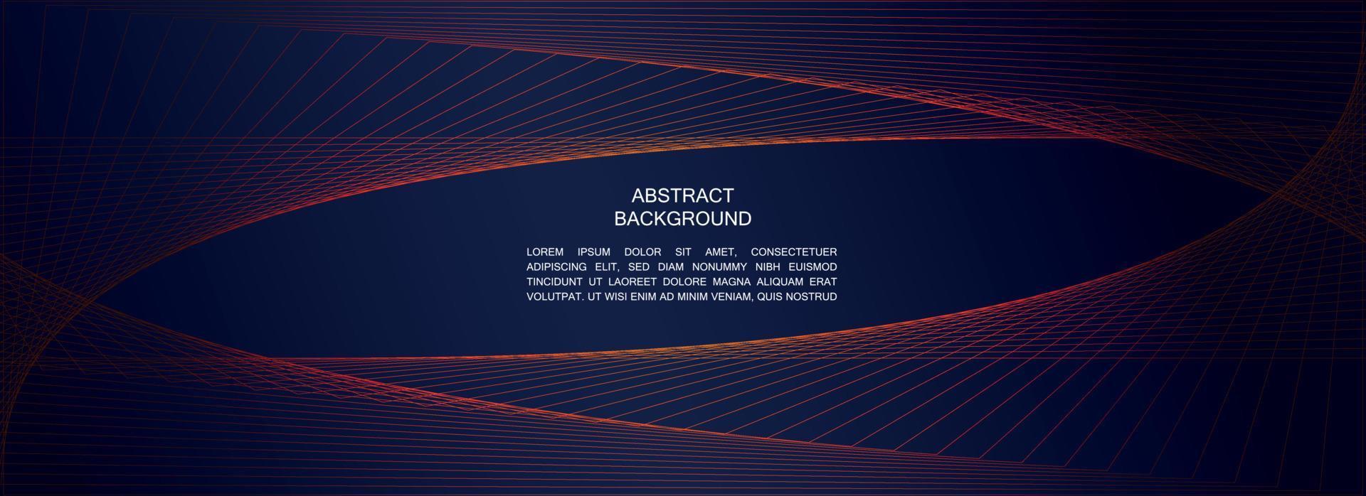 background banner, 3D Abstract modern banner curve abstract, presentation. Luxury paper cut banner. Abstract banner decoration, 3d Vector illustration. Dark blue bac
