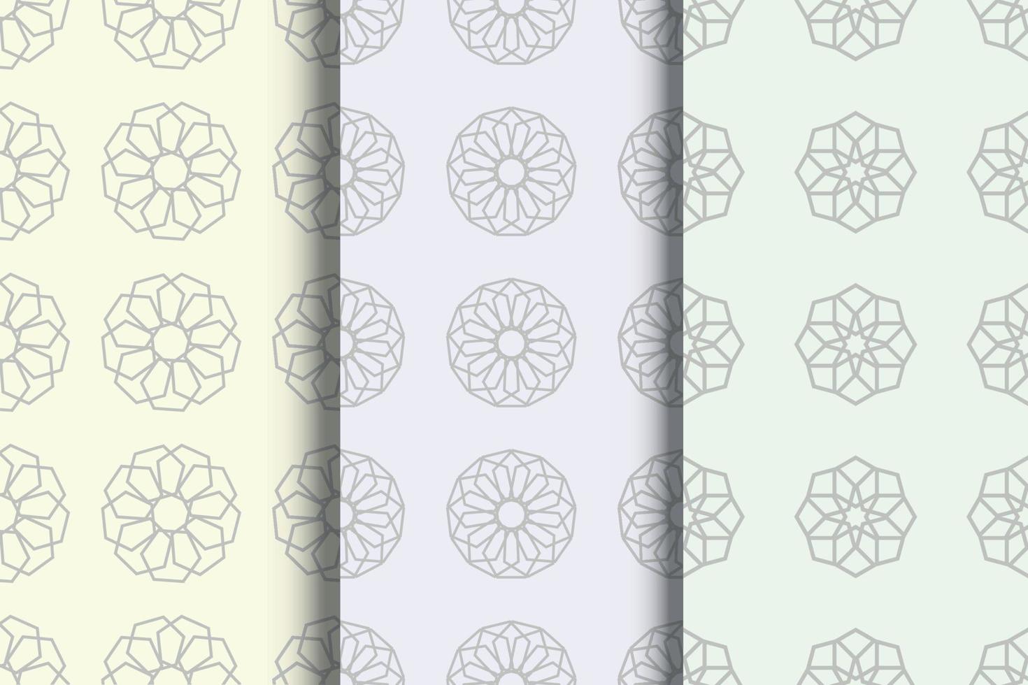 pattern, background Repeated set abstract texture. Repeating collection geometric patterns for design wallpapers, gift wrappers, covers, cases, tiles, and prints. vector